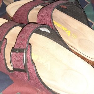 Beautiful Maroon Viking sandals